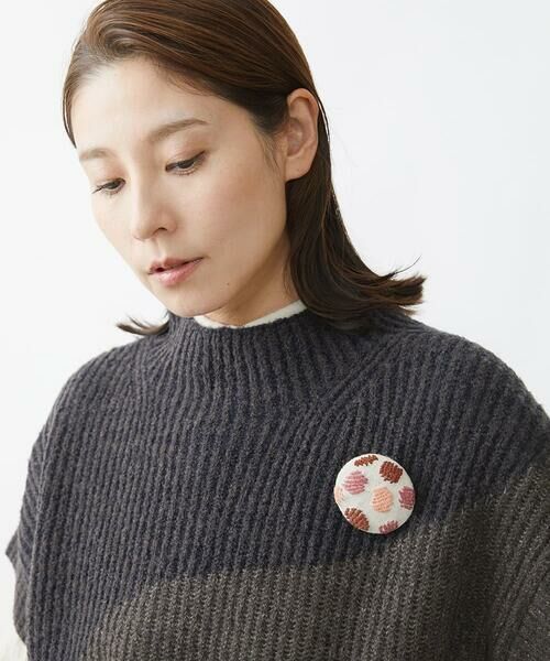 GIANNI LO GIUDICE / ジャンニ・ロ・ジュディチェ ブローチ・コサージュ | [日本製]コウヨウブローチ | 詳細1