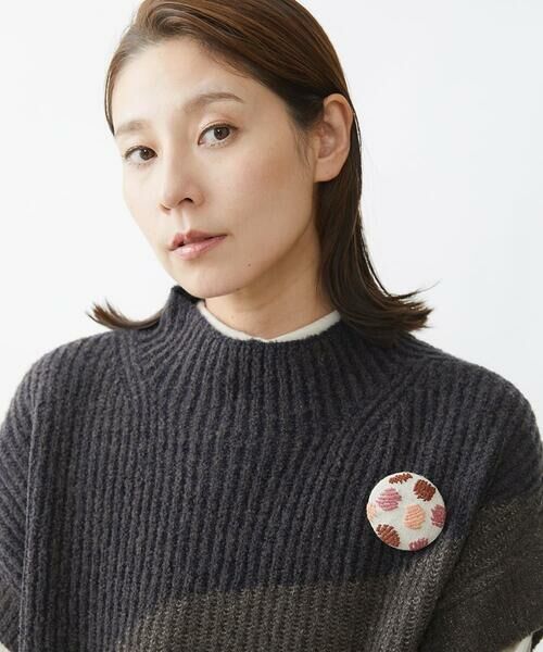 GIANNI LO GIUDICE / ジャンニ・ロ・ジュディチェ ブローチ・コサージュ | [日本製]コウヨウブローチ | 詳細2