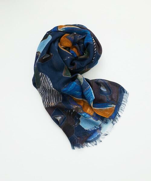 GIANNI LO GIUDICE / ジャンニ・ロ・ジュディチェ マフラー・ショール・スヌード・ストール | [洗える]グラフィカルストール | 詳細2