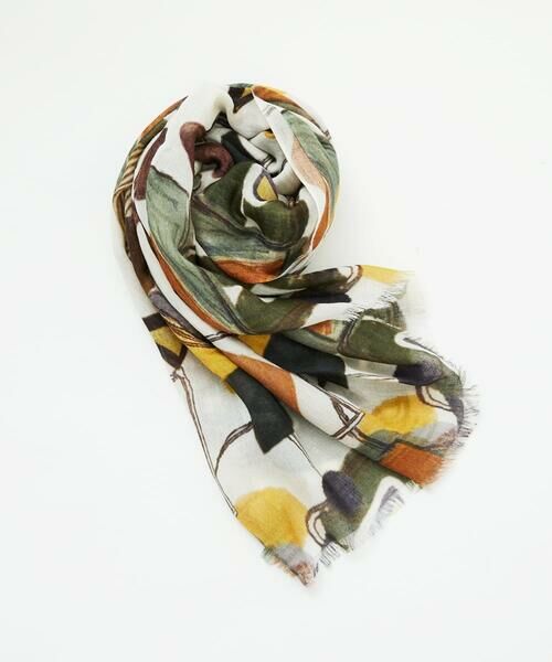 GIANNI LO GIUDICE / ジャンニ・ロ・ジュディチェ マフラー・ショール・スヌード・ストール | [洗える]グラフィカルストール | 詳細11