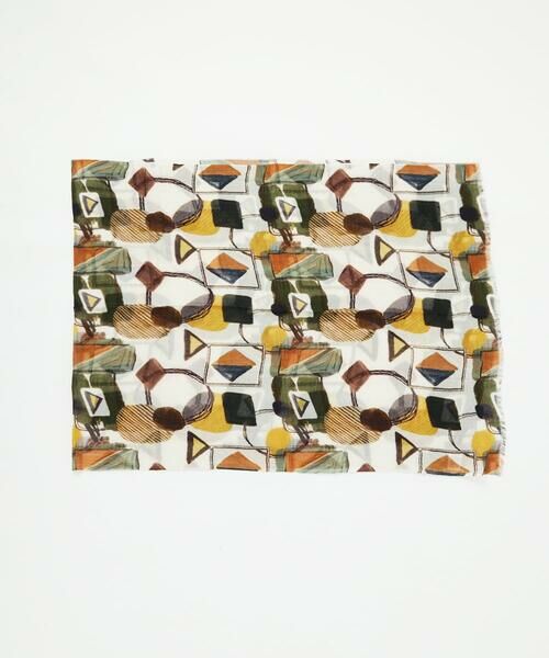 GIANNI LO GIUDICE / ジャンニ・ロ・ジュディチェ マフラー・ショール・スヌード・ストール | [洗える]グラフィカルストール | 詳細15