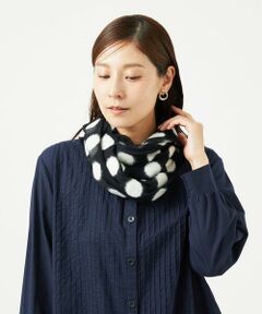 GIANNI LO GIUDICE / ジャンニ・ロ・ジュディチェ マフラー・ショール・スヌード・ストール | [洗える]ニードルパンチドットストール