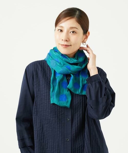 GIANNI LO GIUDICE / ジャンニ・ロ・ジュディチェ マフラー・ショール・スヌード・ストール | [洗える]ニードルパンチドットストール | 詳細1