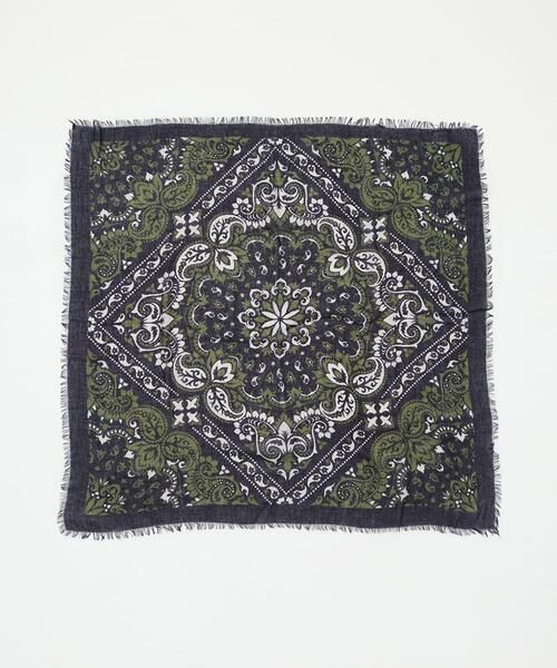 GIANNI LO GIUDICE / ジャンニ・ロ・ジュディチェ マフラー・ショール・スヌード・ストール | [洗える]スクエアサラサストール | 詳細3