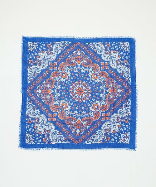 GIANNI LO GIUDICE / ジャンニ・ロ・ジュディチェ マフラー・ショール・スヌード・ストール | [洗える]スクエアサラサストール | 詳細12