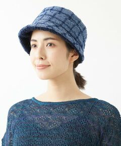 GIANNI LO GIUDICE / ジャンニ・ロ・ジュディチェ キャップ | ブークレーチェック柄イタリアハット