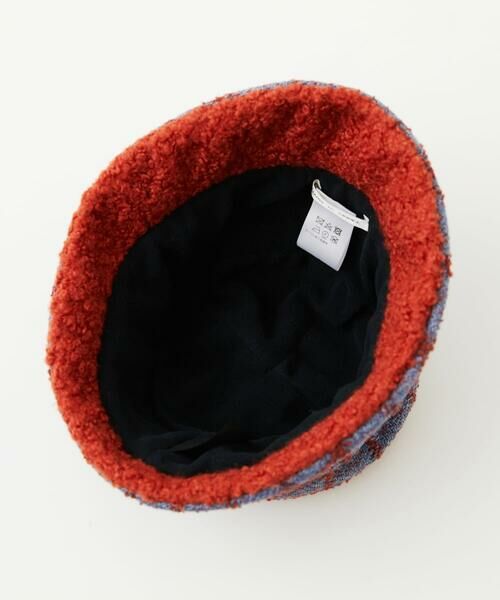 GIANNI LO GIUDICE / ジャンニ・ロ・ジュディチェ キャップ | ブークレーチェック柄イタリアハット | 詳細5