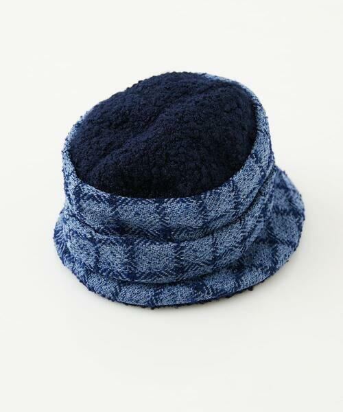 GIANNI LO GIUDICE / ジャンニ・ロ・ジュディチェ キャップ | ブークレーチェック柄イタリアハット | 詳細13