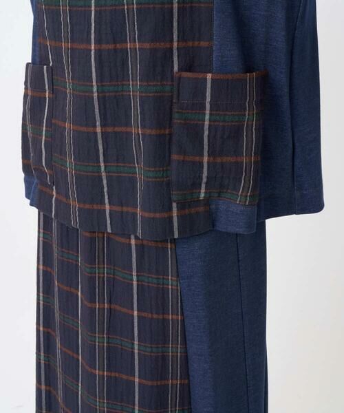 GIANNI LO GIUDICE / ジャンニ・ロ・ジュディチェ シャツ・ブラウス | [洗える・日本製]二重織チェックプルオーバーブラウス | 詳細11