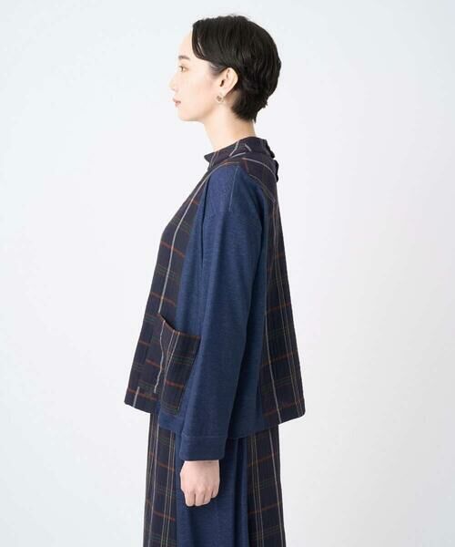 GIANNI LO GIUDICE / ジャンニ・ロ・ジュディチェ シャツ・ブラウス | [洗える・日本製]二重織チェックプルオーバーブラウス | 詳細5