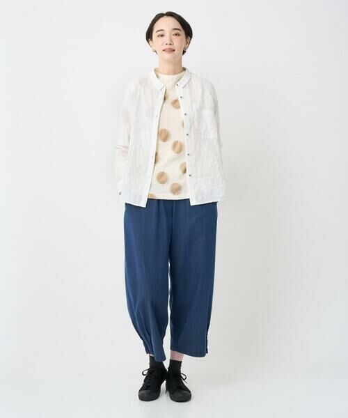 GIANNI LO GIUDICE / ジャンニ・ロ・ジュディチェ シャツ・ブラウス | [洗える・日本製]ヘリンボンシャーリングブラウス | 詳細16