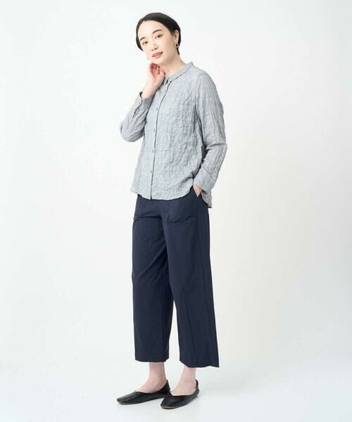 GIANNI LO GIUDICE / ジャンニ・ロ・ジュディチェ シャツ・ブラウス | [洗える・日本製]ヘリンボンシャーリングブラウス | 詳細24