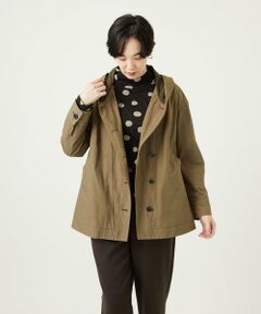 GIANNI LO GIUDICE / ジャンニ・ロ・ジュディチェ セットアップ | [洗える]コットンタイプライターフーディージャケット