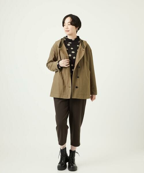 GIANNI LO GIUDICE / ジャンニ・ロ・ジュディチェ セットアップ | [洗える]コットンタイプライターフーディージャケット | 詳細10