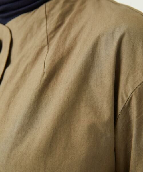 GIANNI LO GIUDICE / ジャンニ・ロ・ジュディチェ ノーカラージャケット | [洗える]コットンタイプライターショートジャケット | 詳細7