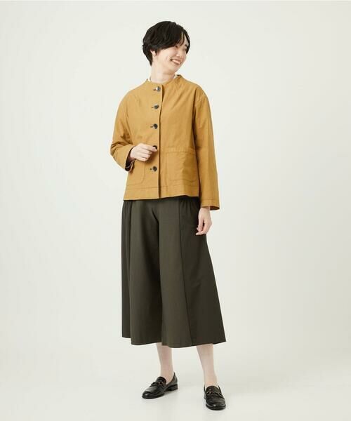 GIANNI LO GIUDICE / ジャンニ・ロ・ジュディチェ ノーカラージャケット | [洗える]コットンタイプライターショートジャケット | 詳細14