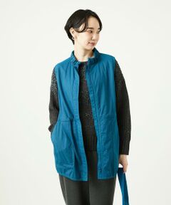 GIANNI LO GIUDICE / ジャンニ・ロ・ジュディチェ セットアップ | [洗える]マイクロストライプストレッチロングベスト