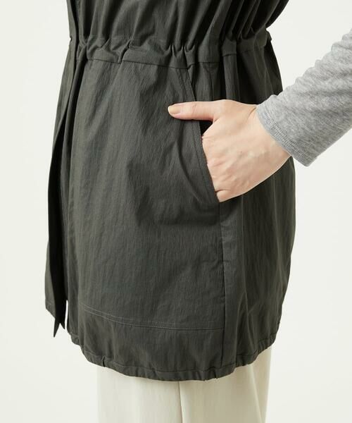 GIANNI LO GIUDICE / ジャンニ・ロ・ジュディチェ セットアップ | [洗える]マイクロストライプストレッチロングベスト | 詳細16