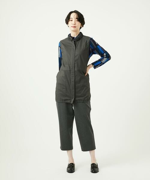 GIANNI LO GIUDICE / ジャンニ・ロ・ジュディチェ セットアップ | [洗える]マイクロストライプストレッチロングベスト | 詳細28