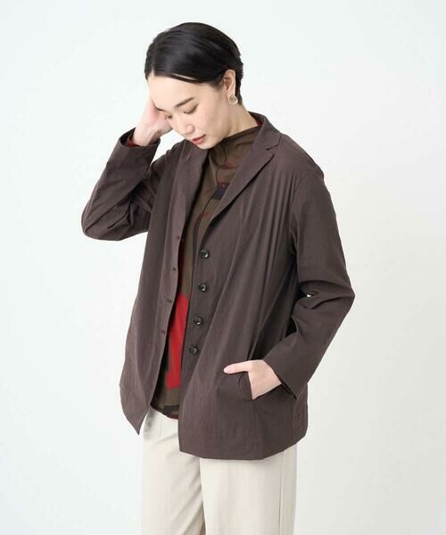 GIANNI LO GIUDICE / ジャンニ・ロ・ジュディチェ セットアップ | [洗える・日本製]クレイペーパーナイロンライトジャケット | 詳細14