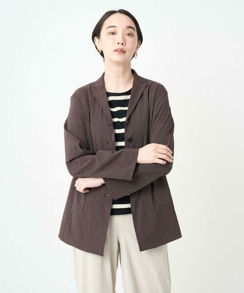 GIANNI LO GIUDICE / ジャンニ・ロ・ジュディチェ セットアップ | [洗える・日本製]クレイペーパーナイロンライトジャケット | 詳細15