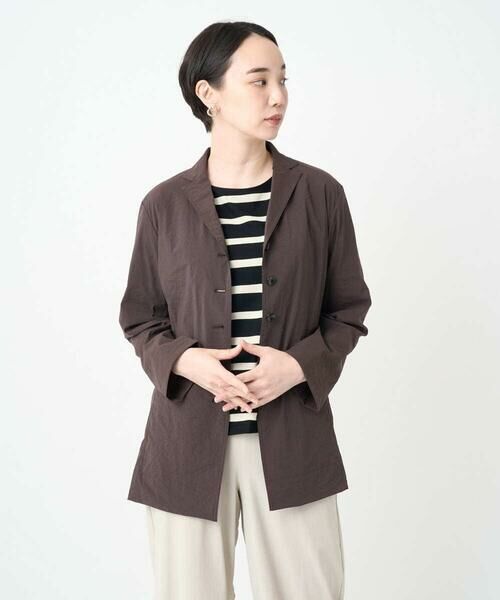 GIANNI LO GIUDICE / ジャンニ・ロ・ジュディチェ セットアップ | [洗える・日本製]クレイペーパーナイロンライトジャケット | 詳細16