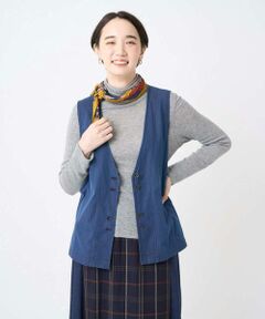 GIANNI LO GIUDICE / ジャンニ・ロ・ジュディチェ セットアップ | [接触冷感・洗える]ビヨンドデニムＶネックジレ