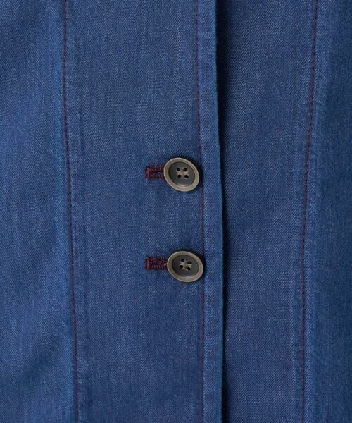 GIANNI LO GIUDICE / ジャンニ・ロ・ジュディチェ セットアップ | [接触冷感・洗える]ビヨンドデニムＶネックジレ | 詳細12