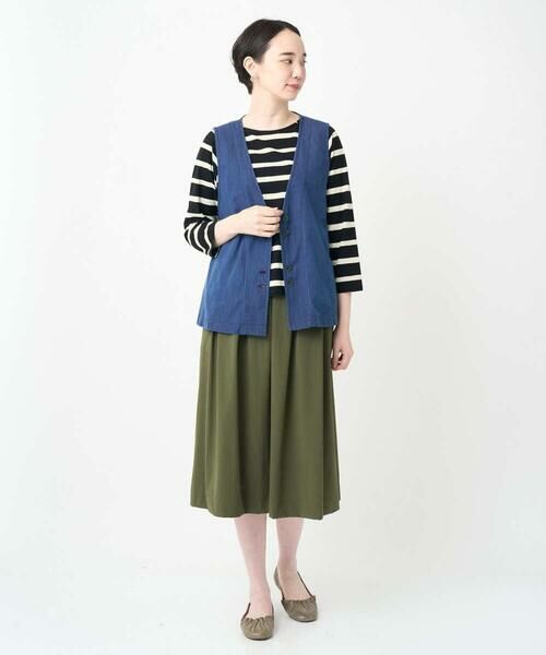 GIANNI LO GIUDICE / ジャンニ・ロ・ジュディチェ セットアップ | [接触冷感・洗える]ビヨンドデニムＶネックジレ | 詳細16