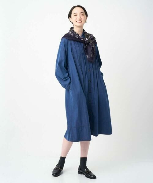 GIANNI LO GIUDICE / ジャンニ・ロ・ジュディチェ ロング・マキシ丈ワンピース | [接触冷感・洗える]ビヨンドデニムワンピース | 詳細10