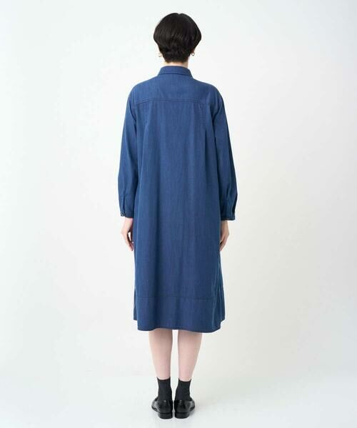 GIANNI LO GIUDICE / ジャンニ・ロ・ジュディチェ ロング・マキシ丈ワンピース | [接触冷感・洗える]ビヨンドデニムワンピース | 詳細4