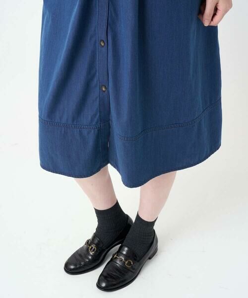 GIANNI LO GIUDICE / ジャンニ・ロ・ジュディチェ ロング・マキシ丈ワンピース | [接触冷感・洗える]ビヨンドデニムワンピース | 詳細8