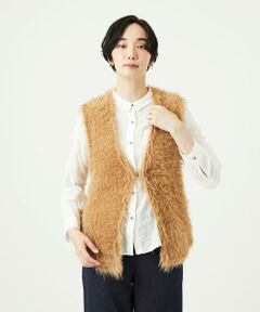 GIANNI LO GIUDICE / ジャンニ・ロ・ジュディチェ ニット・セーター | フェザーヤーンニットベスト