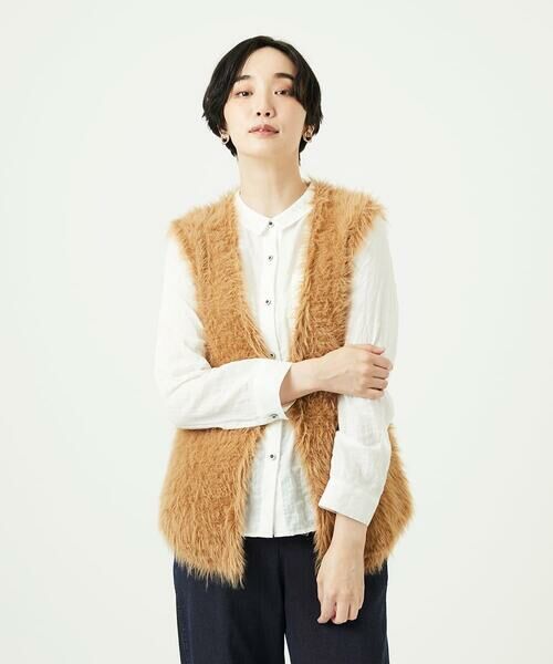 GIANNI LO GIUDICE / ジャンニ・ロ・ジュディチェ ニット・セーター | フェザーヤーンニットベスト | 詳細10