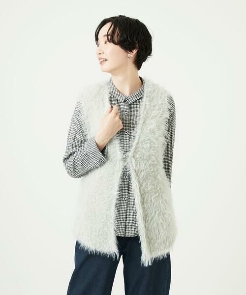 GIANNI LO GIUDICE / ジャンニ・ロ・ジュディチェ ニット・セーター | フェザーヤーンニットベスト | 詳細21