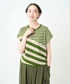 GIANNI LO GIUDICE / ジャンニ・ロ・ジュディチェ ニット・セーター | [洗える]シルク混ボーダーニット