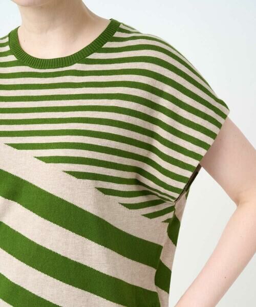 GIANNI LO GIUDICE / ジャンニ・ロ・ジュディチェ ニット・セーター | [洗える]シルク混ボーダーニット | 詳細6