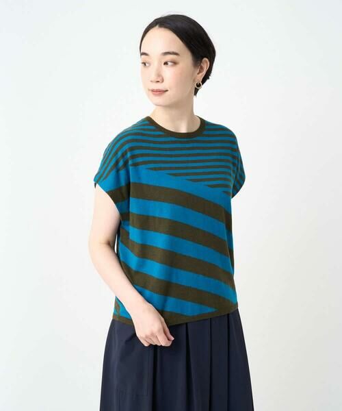 GIANNI LO GIUDICE / ジャンニ・ロ・ジュディチェ ニット・セーター | [洗える]シルク混ボーダーニット | 詳細19