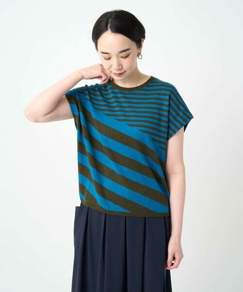 GIANNI LO GIUDICE / ジャンニ・ロ・ジュディチェ ニット・セーター | [洗える]シルク混ボーダーニット | 詳細20