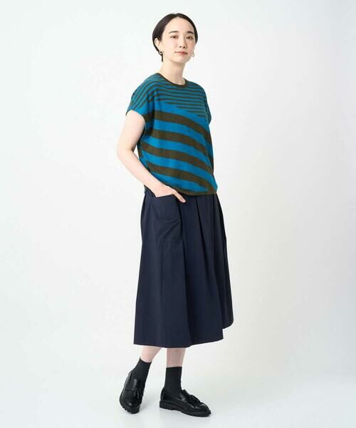 GIANNI LO GIUDICE / ジャンニ・ロ・ジュディチェ ニット・セーター | [洗える]シルク混ボーダーニット | 詳細22