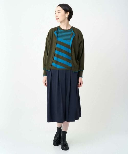 GIANNI LO GIUDICE / ジャンニ・ロ・ジュディチェ ニット・セーター | [洗える]シルク混ボーダーニット | 詳細24