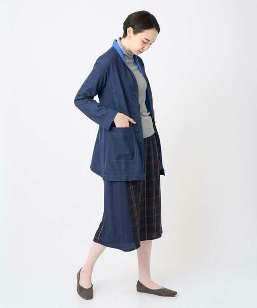 GIANNI LO GIUDICE / ジャンニ・ロ・ジュディチェ ロング・マキシ丈スカート | [洗える・日本製]二重織チェックスカート | 詳細21