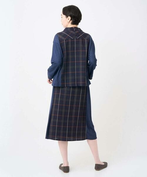 GIANNI LO GIUDICE / ジャンニ・ロ・ジュディチェ ロング・マキシ丈スカート | [洗える・日本製]二重織チェックスカート | 詳細22