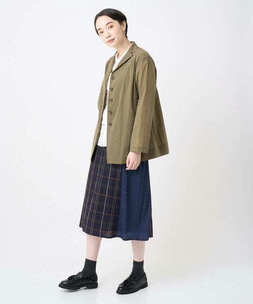 GIANNI LO GIUDICE / ジャンニ・ロ・ジュディチェ ロング・マキシ丈スカート | [洗える・日本製]二重織チェックスカート | 詳細26