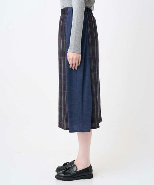 GIANNI LO GIUDICE / ジャンニ・ロ・ジュディチェ ロング・マキシ丈スカート | [洗える・日本製]二重織チェックスカート | 詳細5