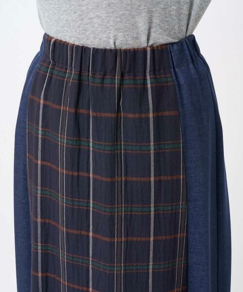 GIANNI LO GIUDICE / ジャンニ・ロ・ジュディチェ ロング・マキシ丈スカート | [洗える・日本製]二重織チェックスカート | 詳細7