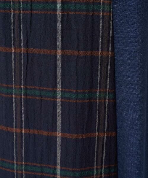 GIANNI LO GIUDICE / ジャンニ・ロ・ジュディチェ ロング・マキシ丈スカート | [洗える・日本製]二重織チェックスカート | 詳細9