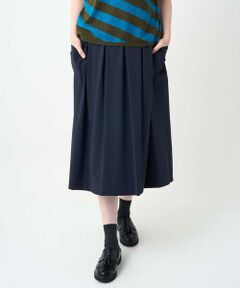 GIANNI LO GIUDICE / ジャンニ・ロ・ジュディチェ ロング・マキシ丈スカート | [洗える・日本製]ナイロンライトクロスストレッチスカート