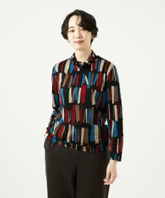 GIANNI LO GIUDICE / ジャンニ・ロ・ジュディチェ カットソー | [洗える・日本製]Tenリバースティックプリントカットソー