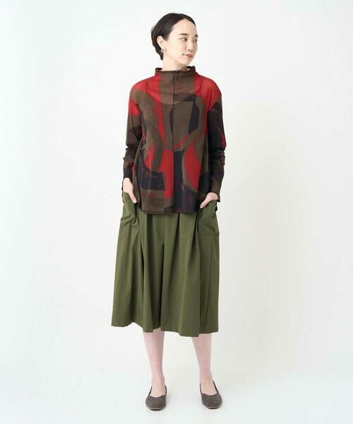 GIANNI LO GIUDICE / ジャンニ・ロ・ジュディチェ カットソー | [洗える・日本製]サモーラチュールビッグサークルチュニック | 詳細4